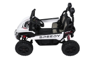 Elektrinis Buggy SPEEDY 4x4, White-Elektromobiliai vaikams, Keturračiai ir bagiai-e-vaikas