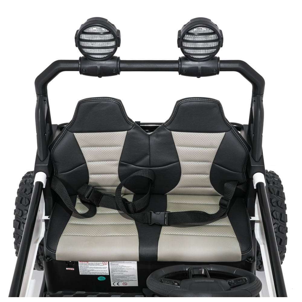 Elektrinis Buggy SPEEDY 4x4, White-Elektromobiliai vaikams, Keturračiai ir bagiai-e-vaikas