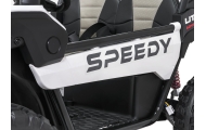 Elektrinis Buggy SPEEDY 4x4, White-Elektromobiliai vaikams, Keturračiai ir bagiai-e-vaikas