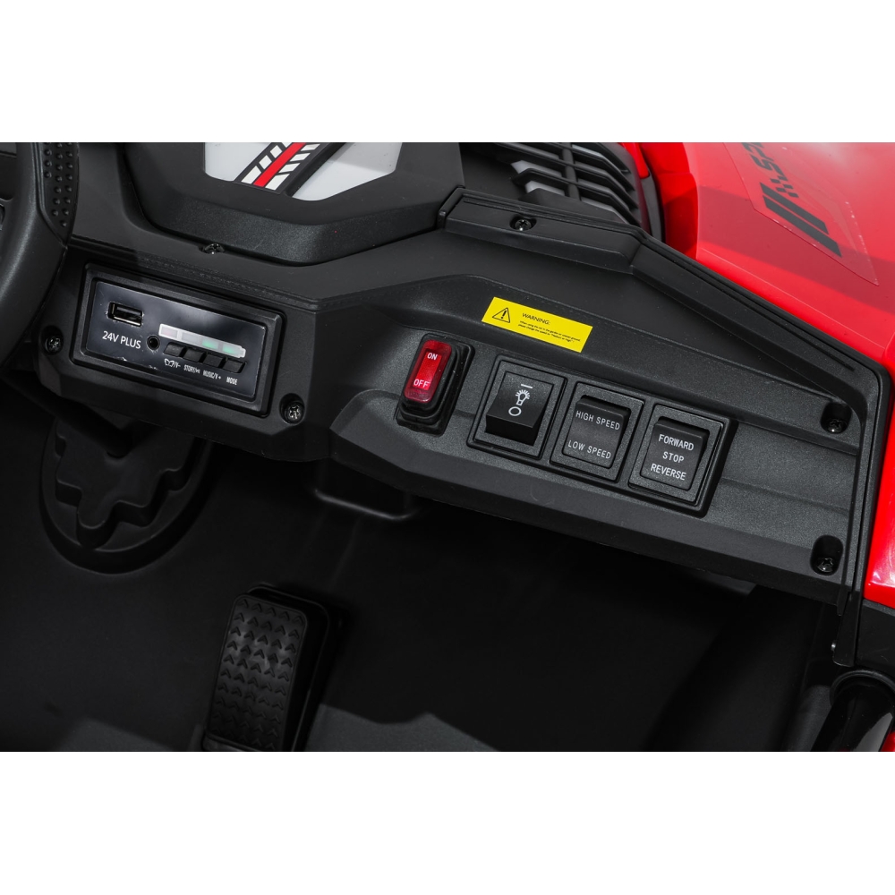 Elektrinis Buggy SPEEDY 4x4, Red-Elektromobiliai vaikams, Keturračiai ir bagiai-e-vaikas