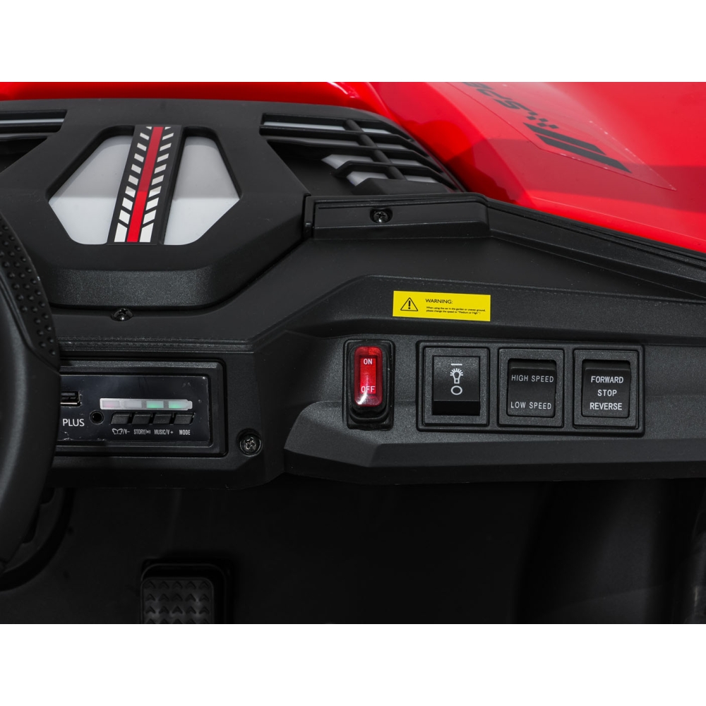 Elektrinis Buggy SPEEDY 4x4, Red-Elektromobiliai vaikams, Keturračiai ir bagiai-e-vaikas