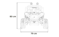Pojazd Buggy SPEEDY 4x4 Czerwony