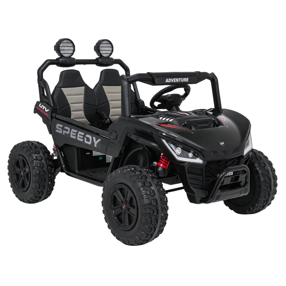 Elektrinis Buggy SPEEDY 4x4, Black-Elektromobiliai vaikams, Keturračiai ir bagiai-e-vaikas