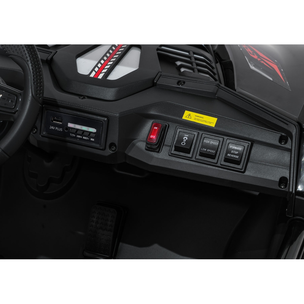 Elektrinis Buggy SPEEDY 4x4, Black-Elektromobiliai vaikams, Keturračiai ir bagiai-e-vaikas