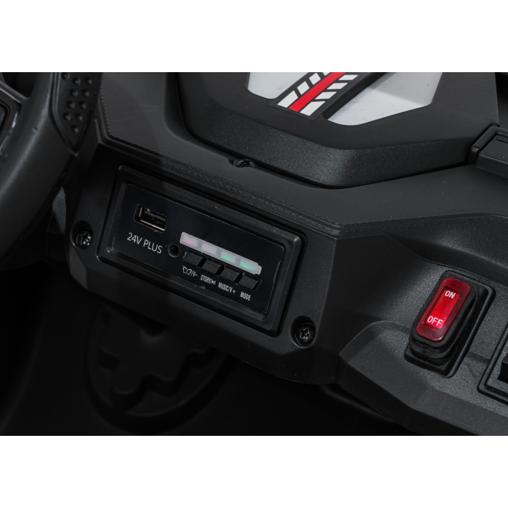 Elektrinis Buggy SPEEDY 4x4, Black-Elektromobiliai vaikams, Keturračiai ir bagiai-e-vaikas