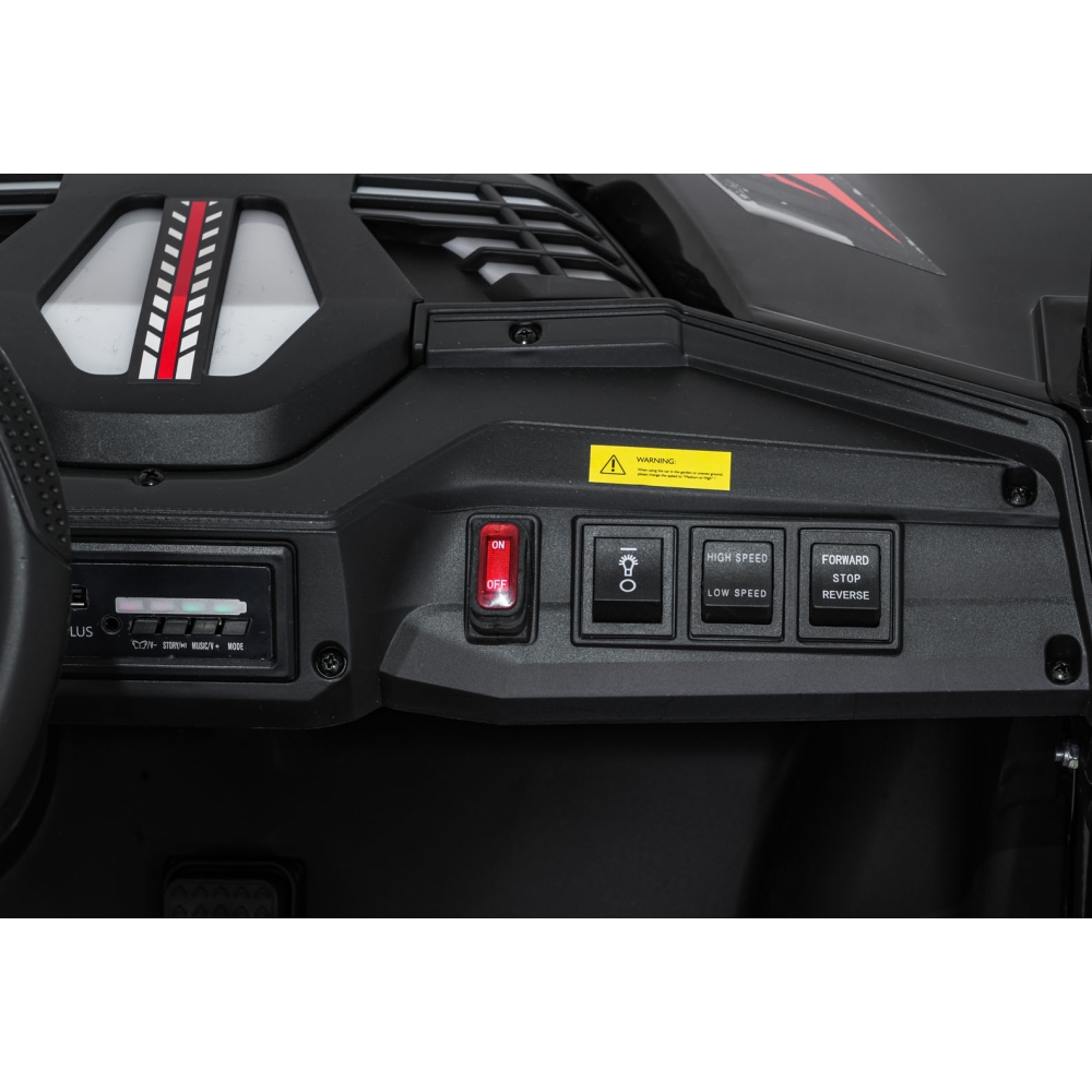 Elektrinis Buggy SPEEDY 4x4, Black-Elektromobiliai vaikams, Keturračiai ir bagiai-e-vaikas