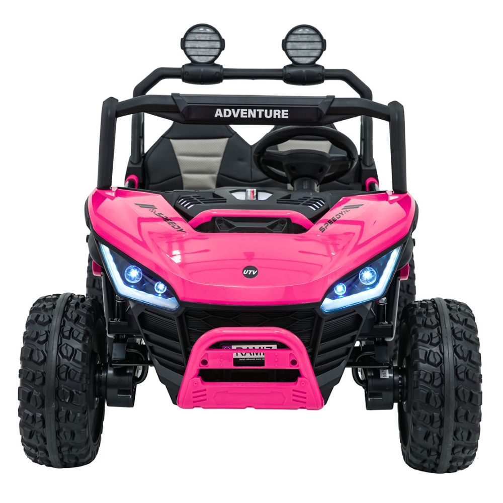 Elektrinis Buggy SPEEDY 4x4, Pink-Elektromobiliai vaikams, Keturračiai ir bagiai-e-vaikas