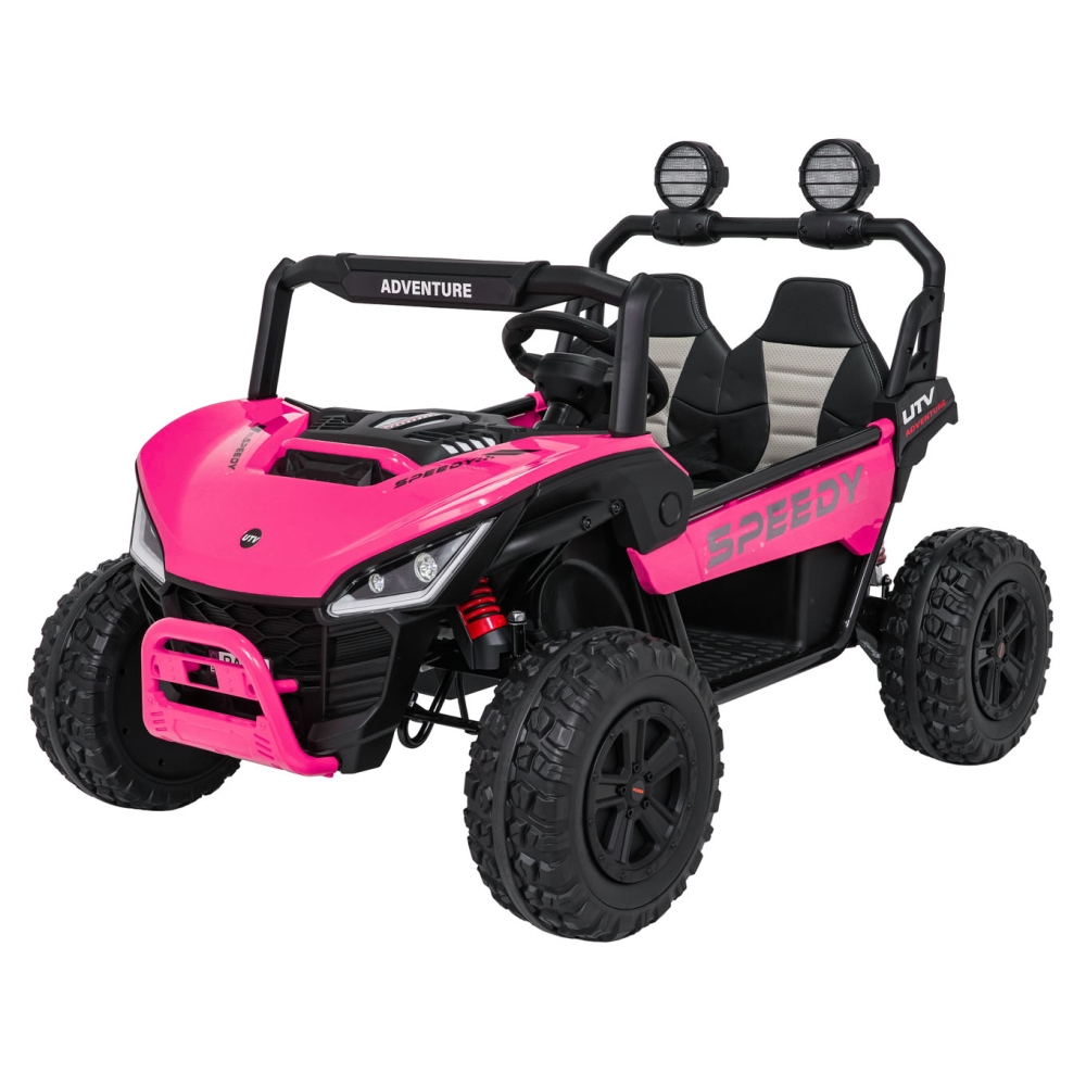 Elektrinis Buggy SPEEDY 4x4, Pink-Elektromobiliai vaikams, Keturračiai ir bagiai-e-vaikas
