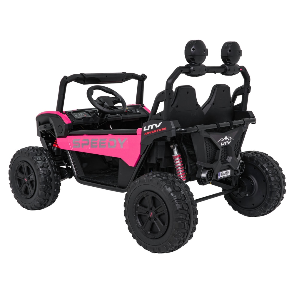 Elektrinis Buggy SPEEDY 4x4, Pink-Elektromobiliai vaikams, Keturračiai ir bagiai-e-vaikas