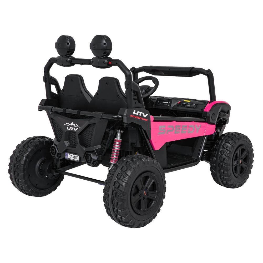 Elektrinis Buggy SPEEDY 4x4, Pink-Elektromobiliai vaikams, Keturračiai ir bagiai-e-vaikas