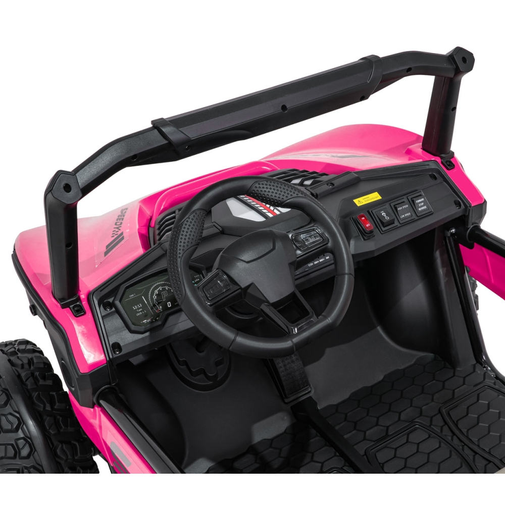 Elektrinis Buggy SPEEDY 4x4, Pink-Elektromobiliai vaikams, Keturračiai ir bagiai-e-vaikas