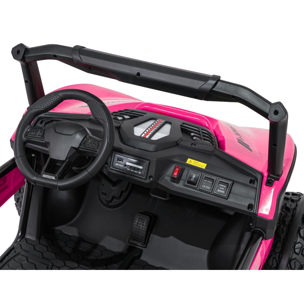 Elektrinis Buggy SPEEDY 4x4, Pink-Elektromobiliai vaikams, Keturračiai ir bagiai-e-vaikas