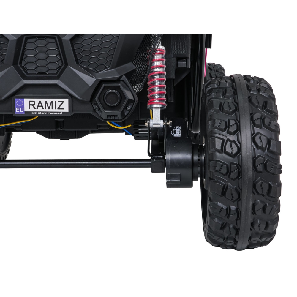 Elektrinis Buggy SPEEDY 4x4, Pink-Elektromobiliai vaikams, Keturračiai ir bagiai-e-vaikas