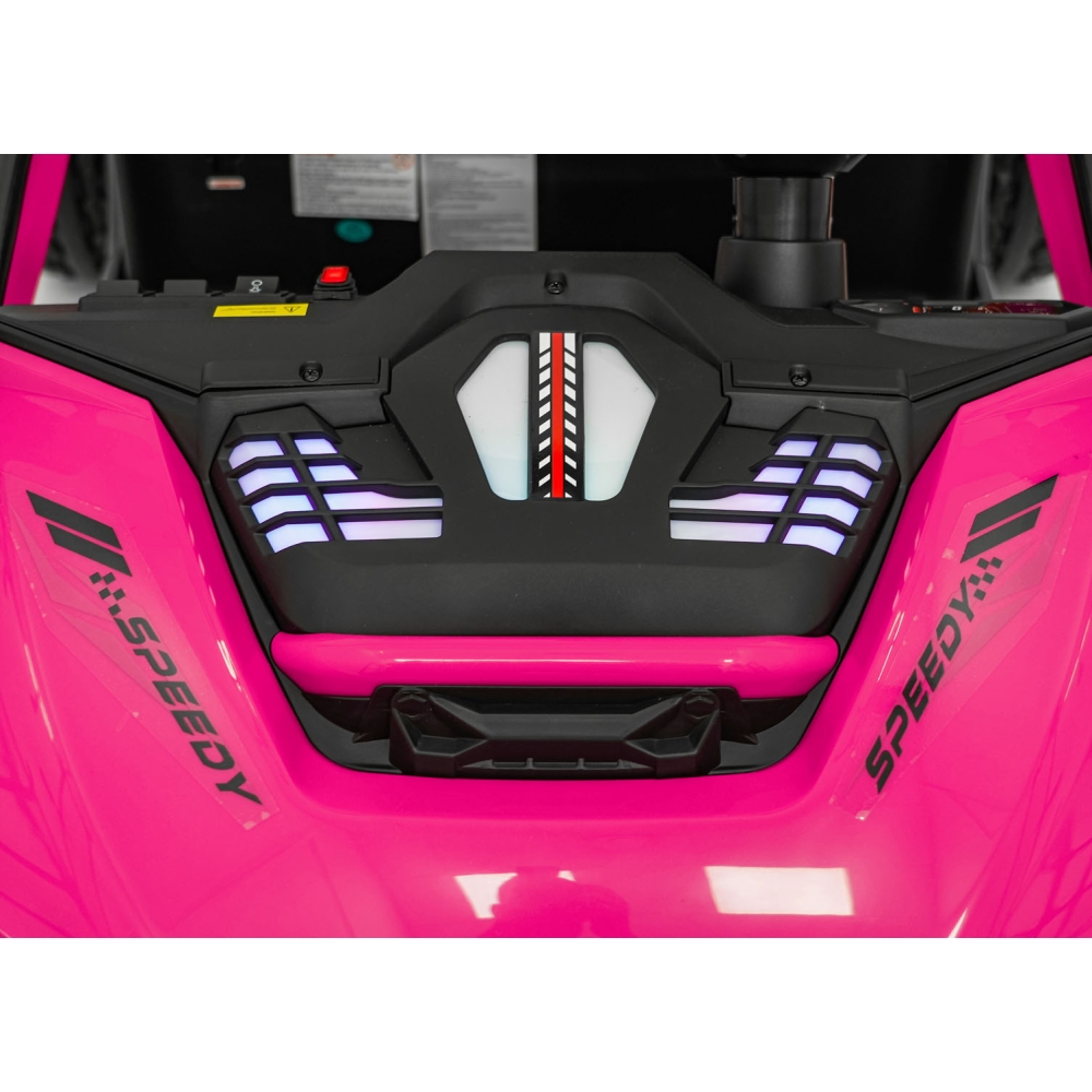 Elektrinis Buggy SPEEDY 4x4, Pink-Elektromobiliai vaikams, Keturračiai ir bagiai-e-vaikas