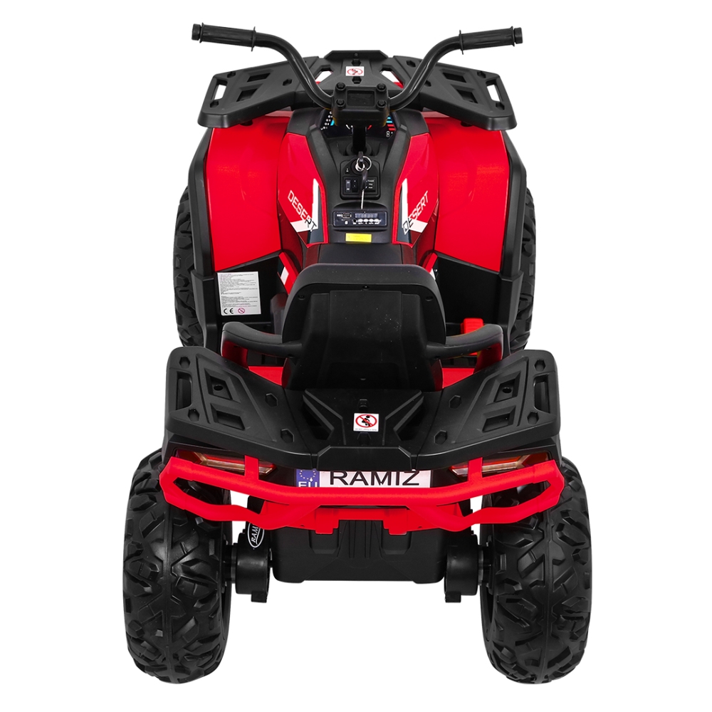 Elektrinis keturratis ATV Desert, Red-Elektromobiliai vaikams, Keturračiai ir bagiai-e-vaikas