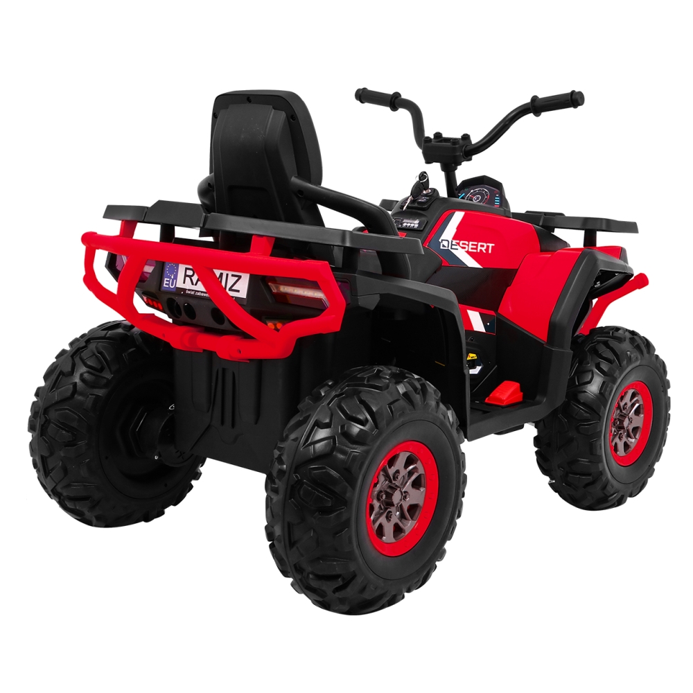 Elektrinis keturratis ATV Desert, Red-Elektromobiliai vaikams, Keturračiai ir bagiai-e-vaikas