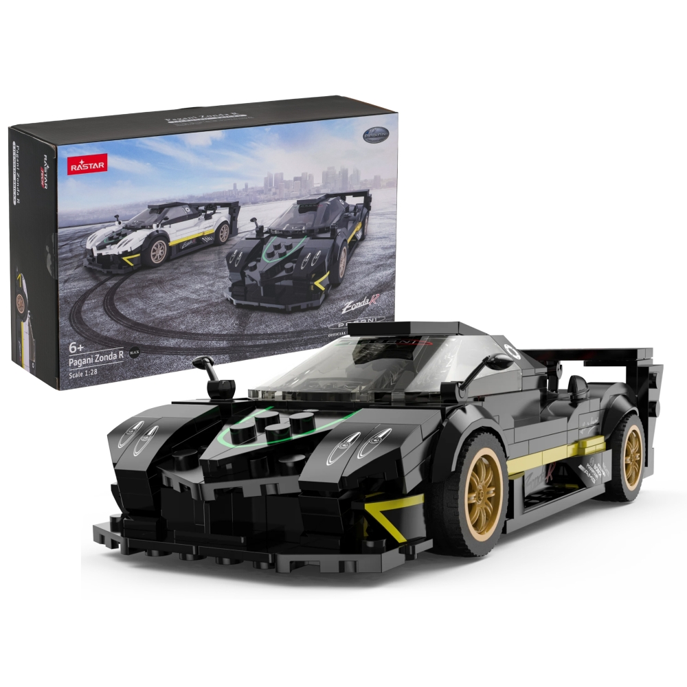 Konstruktorius Pagani Zonda R Black automobilis RASTAR 1:28