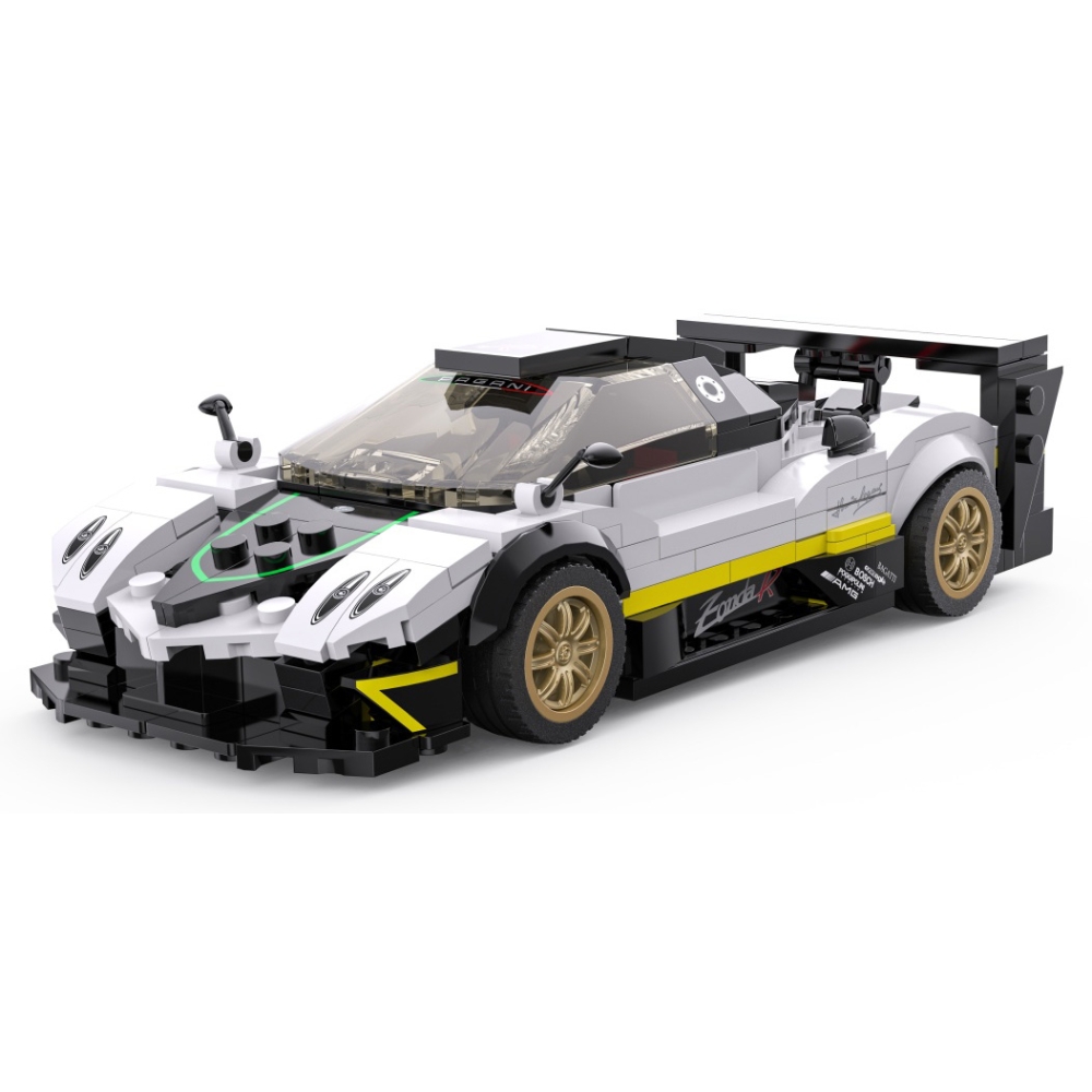 Konstruktorius Pagani Zonda R Pads White automobilis 1:28 RASTAR