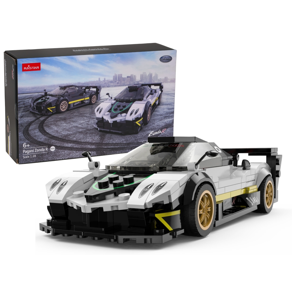 Konstruktorius Pagani Zonda R Pads White automobilis 1:28 RASTAR