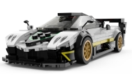 Autko 1:28 Pagani Zonda R Klocki Biały RASTAR