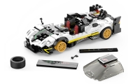 Autko 1:28 Pagani Zonda R Klocki Biały RASTAR
