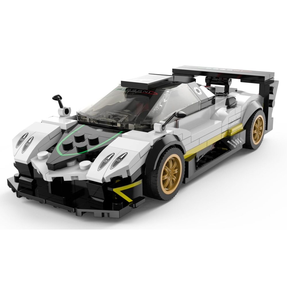 Konstruktorius Pagani Zonda R Pads White automobilis 1:28 RASTAR