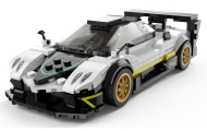 Konstruktorius Pagani Zonda R Pads White automobilis 1:28 RASTAR