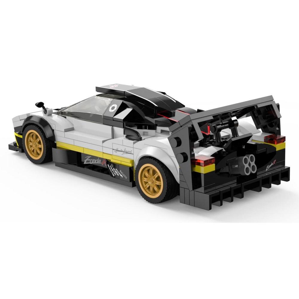 Konstruktorius Pagani Zonda R Pads White automobilis 1:28 RASTAR