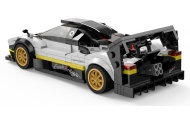 Konstruktorius Pagani Zonda R Pads White automobilis 1:28 RASTAR