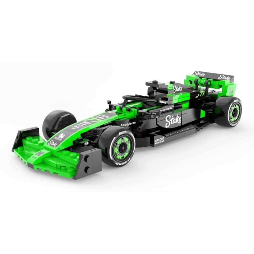 Konstruktorius Stake F1 Team KICK Sauber C44 Blocks automobilis RASTAR Green 1:24