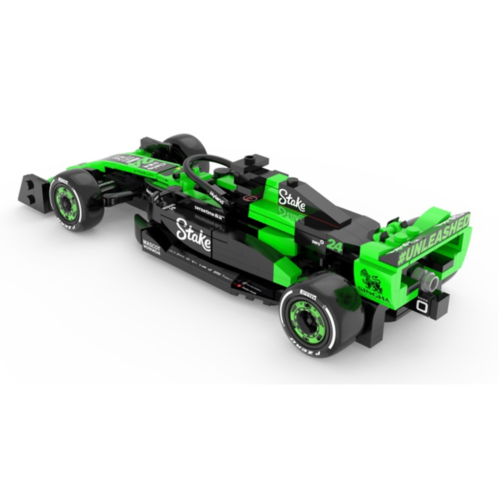 Konstruktorius Stake F1 Team KICK Sauber C44 Blocks automobilis RASTAR Green 1:24