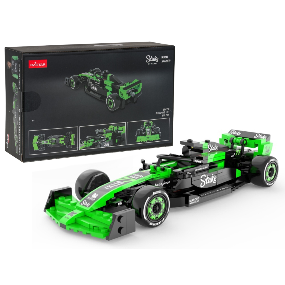 Konstruktorius Stake F1 Team KICK Sauber C44 Blocks automobilis RASTAR Green 1:24