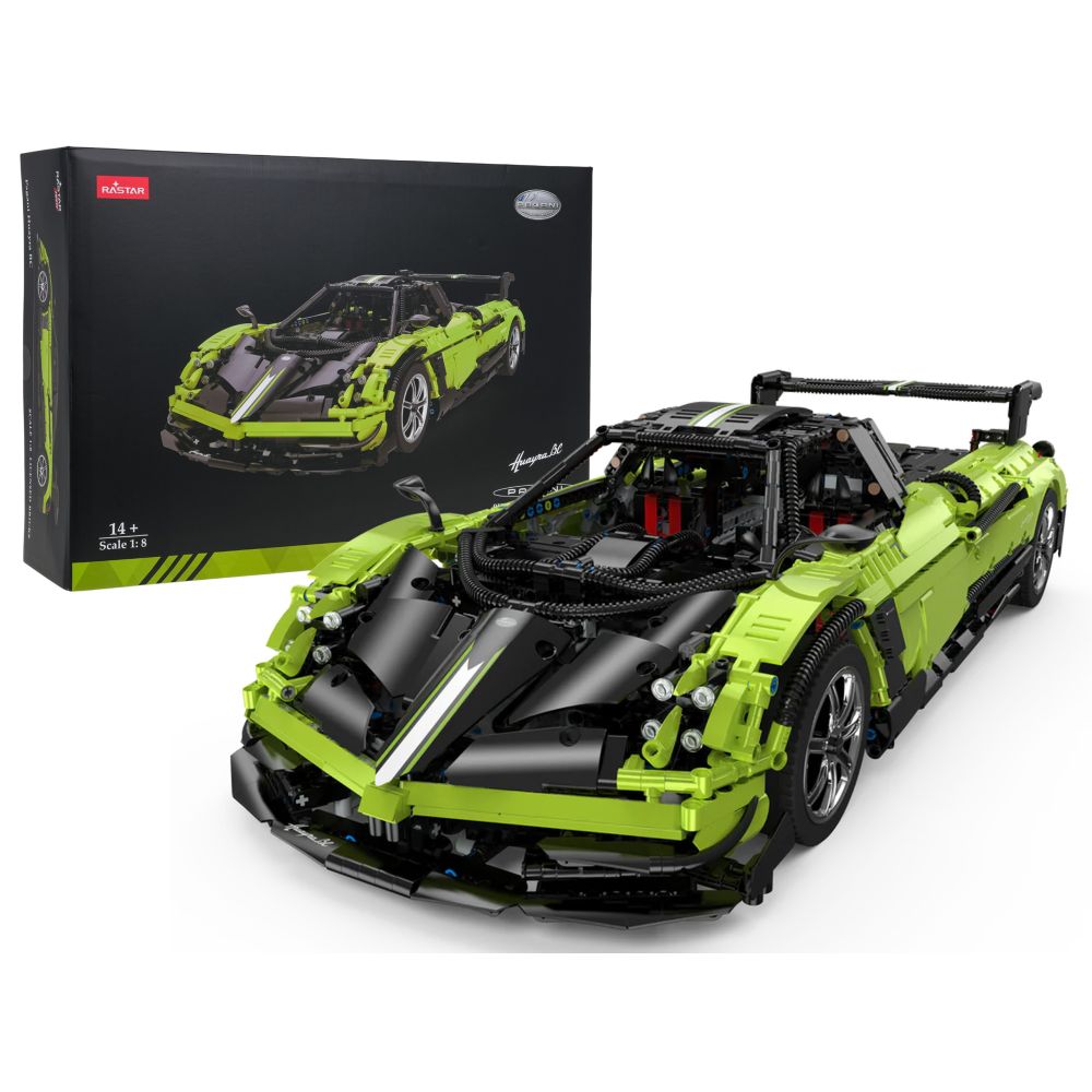 Autko 1:8 Pagani Huayra BC Klocki Zielony RASTAR
