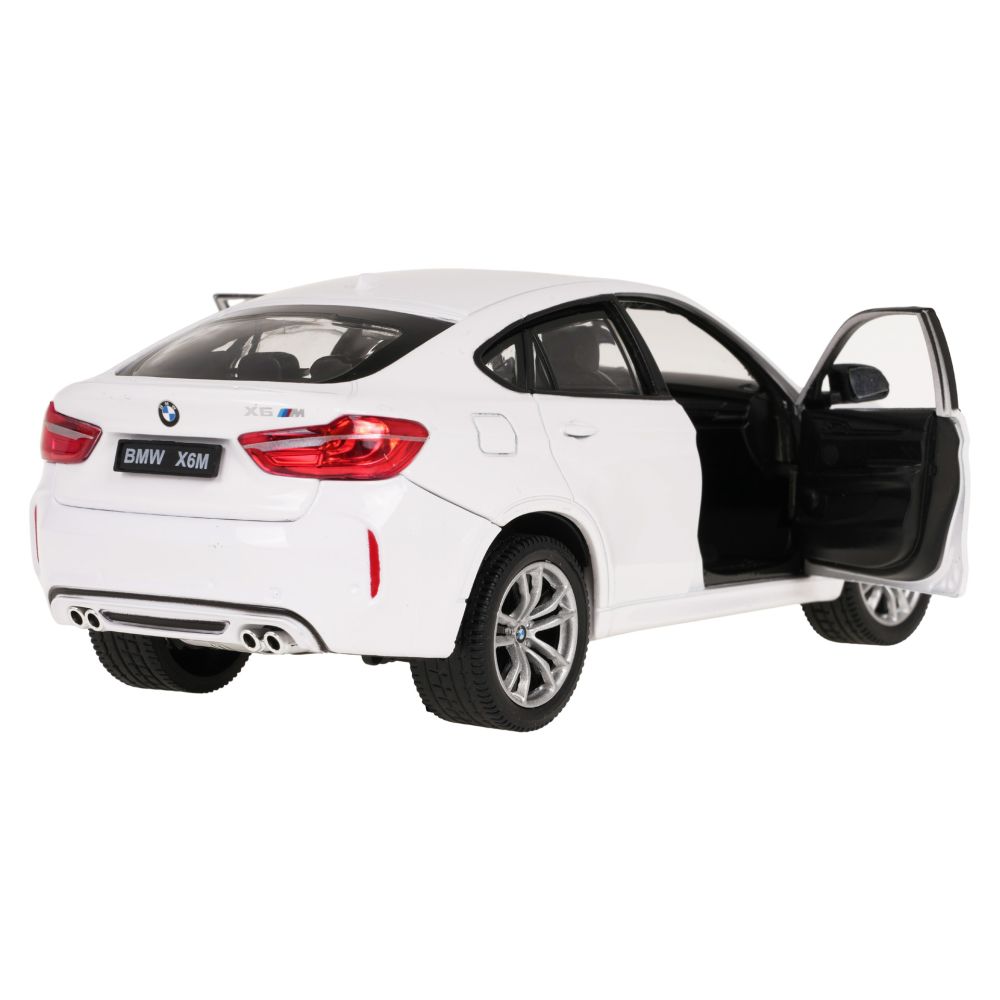 Autko Metalowe 1:24 BMW X6M Białe RASTAR