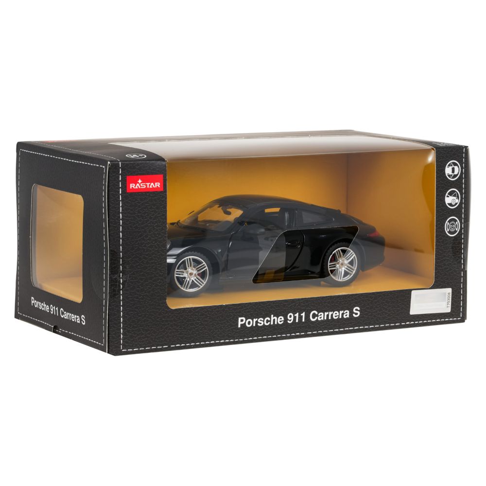 Autko Metalowe 1:24 Porsche 911 Czarne RASTAR