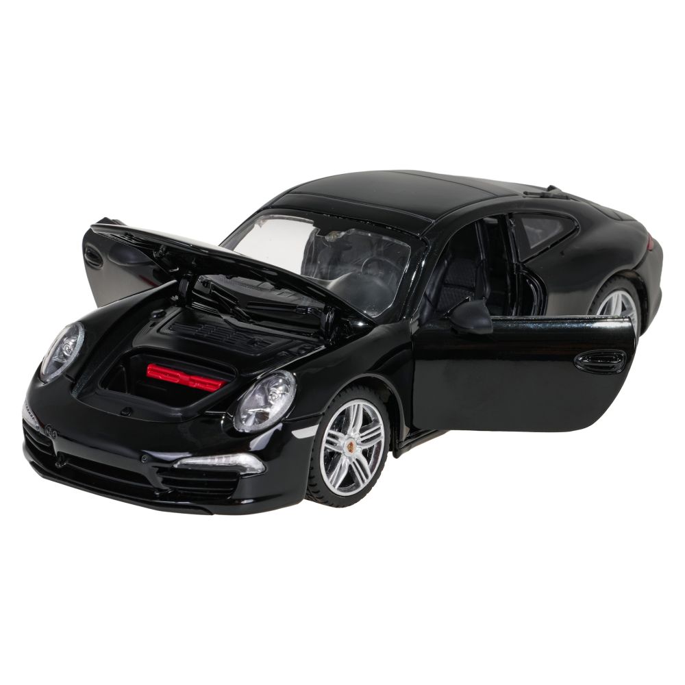 Autko Metalowe 1:24 Porsche 911 Czarne RASTAR
