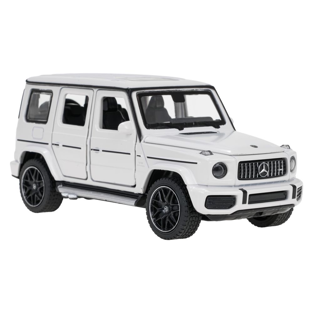 Autko Metalowe 1/32 Mercedes-Benz AMG G63 z Dźwiękiem Białe RASTAR