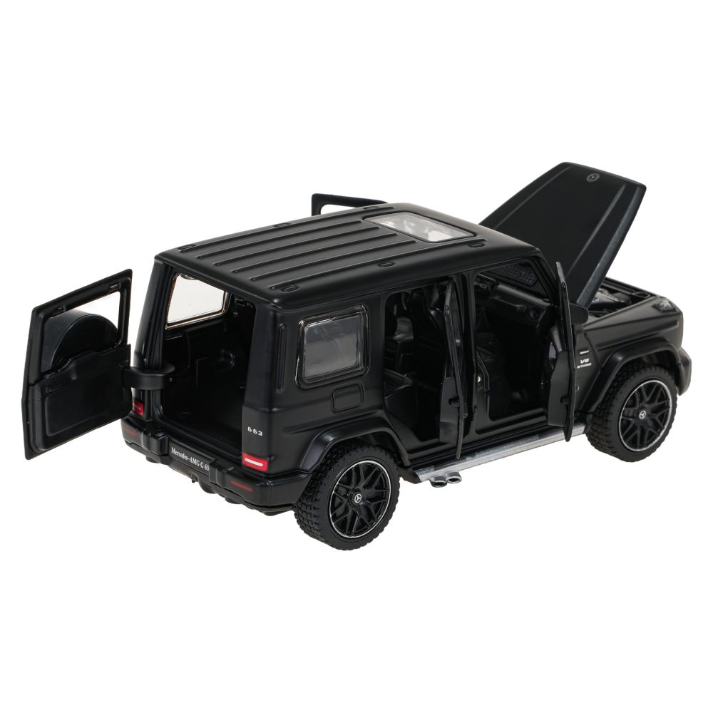 Autko Metalowe 1/32 Mercedes-Benz AMG G63 z Dźwiękiem Czarny RASTAR