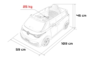 Pojazd Volkswagen ID BUZZ Czarny