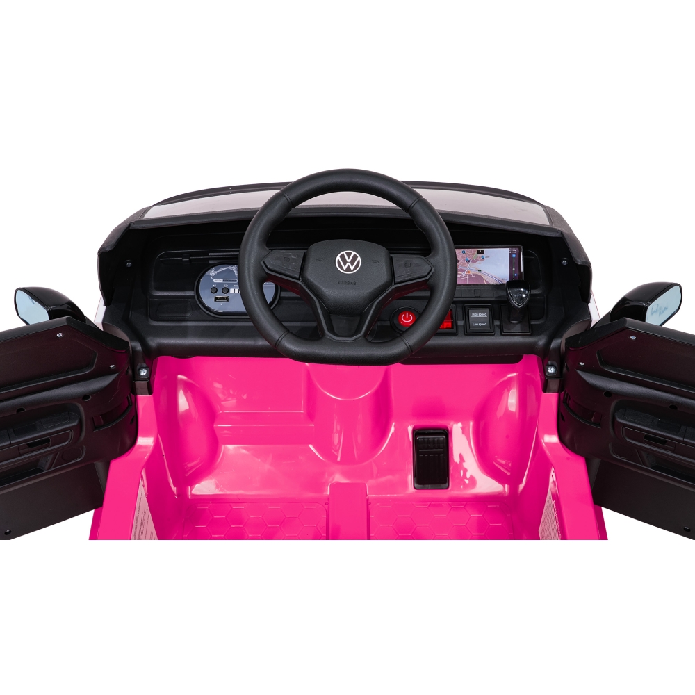 Elektromobilis Volkswagen ID BUZZ, Pink-Elektromobiliai vaikams, Mašinos-e-vaikas