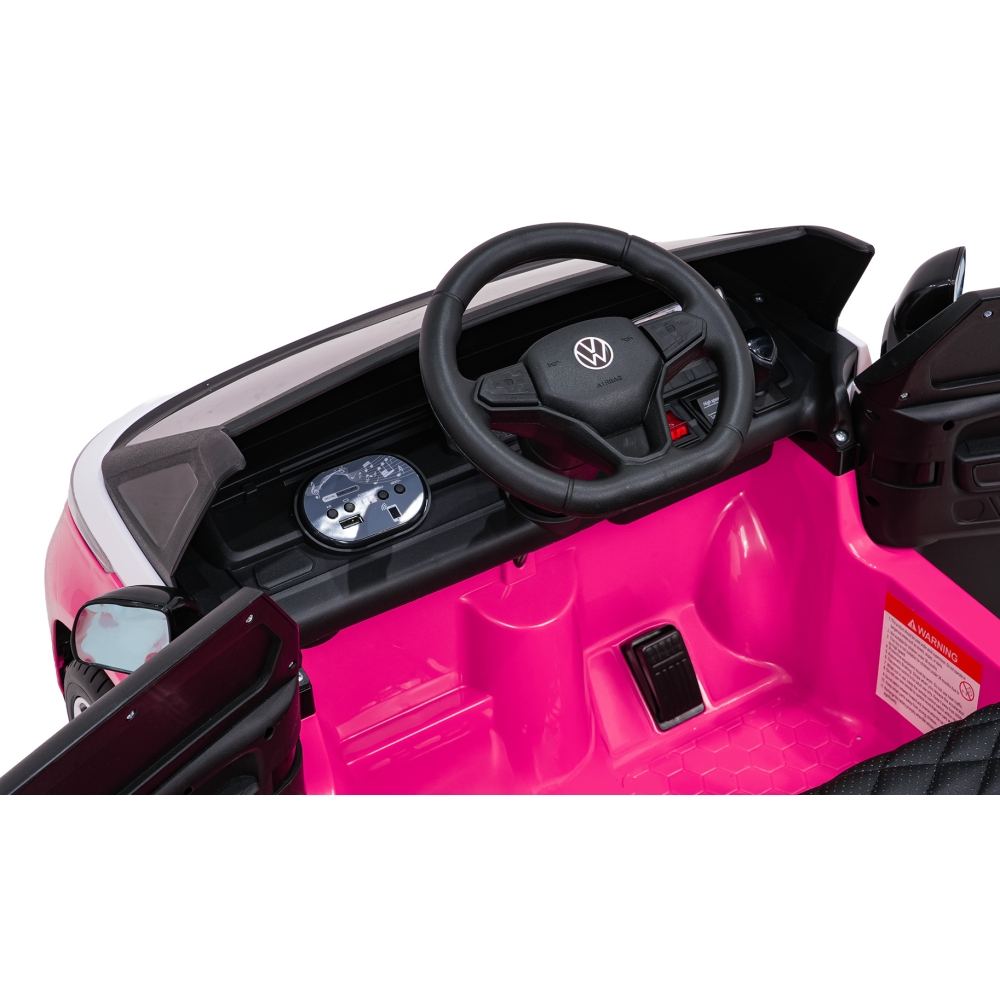 Elektromobilis Volkswagen ID BUZZ, Pink-Elektromobiliai vaikams, Mašinos-e-vaikas