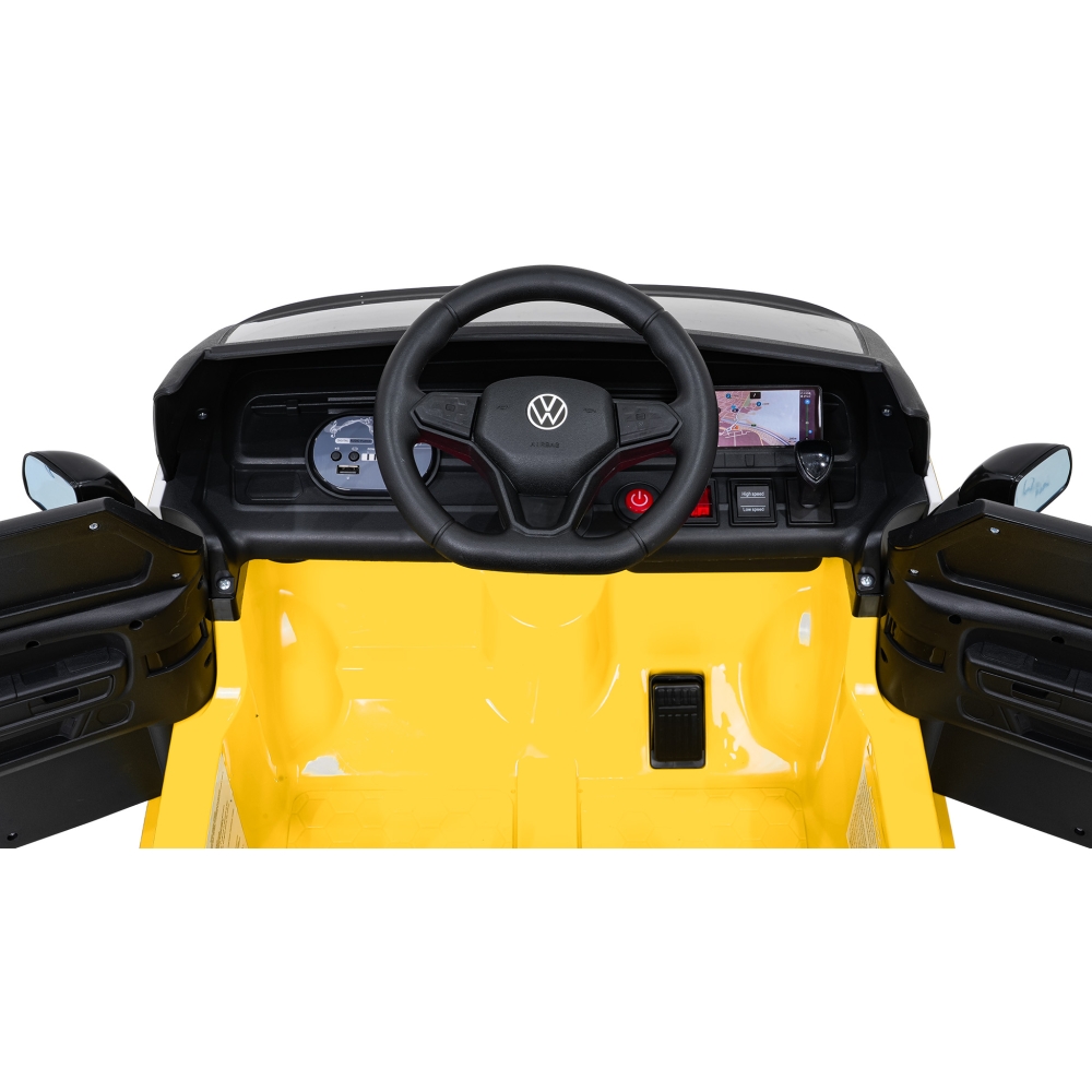 Elektromobilis Volkswagen ID BUZZ, Yellow-Elektromobiliai vaikams, Mašinos-e-vaikas