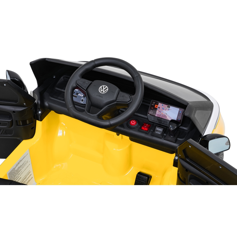 Elektromobilis Volkswagen ID BUZZ, Yellow-Elektromobiliai vaikams, Mašinos-e-vaikas