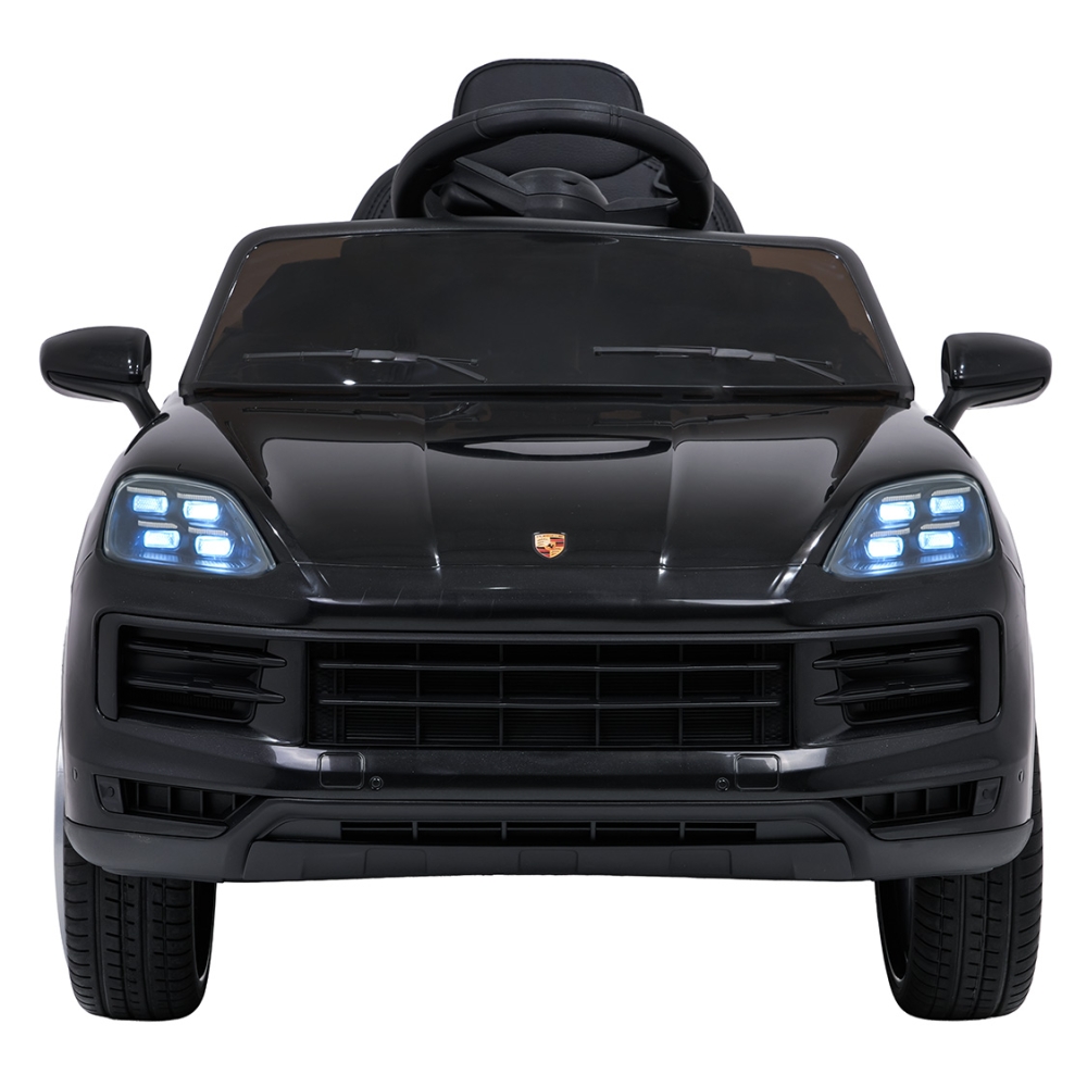 Elektromobilis Porsche Cayenne, Black-Elektromobiliai vaikams, Visureigiai-e-vaikas