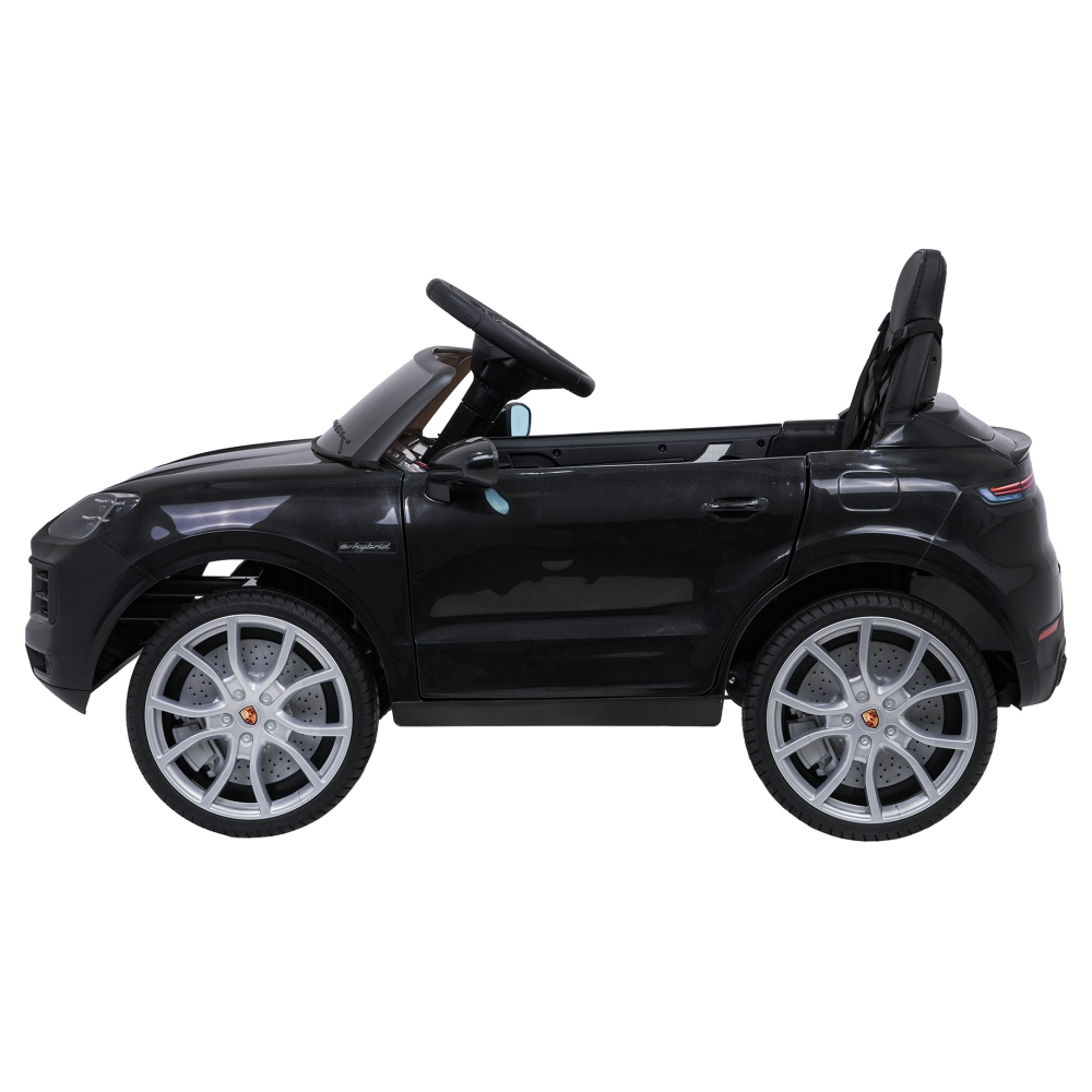 Elektromobilis Porsche Cayenne, Black-Elektromobiliai vaikams, Visureigiai-e-vaikas