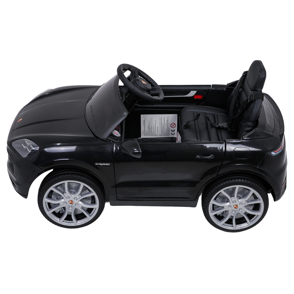 Elektromobilis Porsche Cayenne, Black-Elektromobiliai vaikams, Visureigiai-e-vaikas