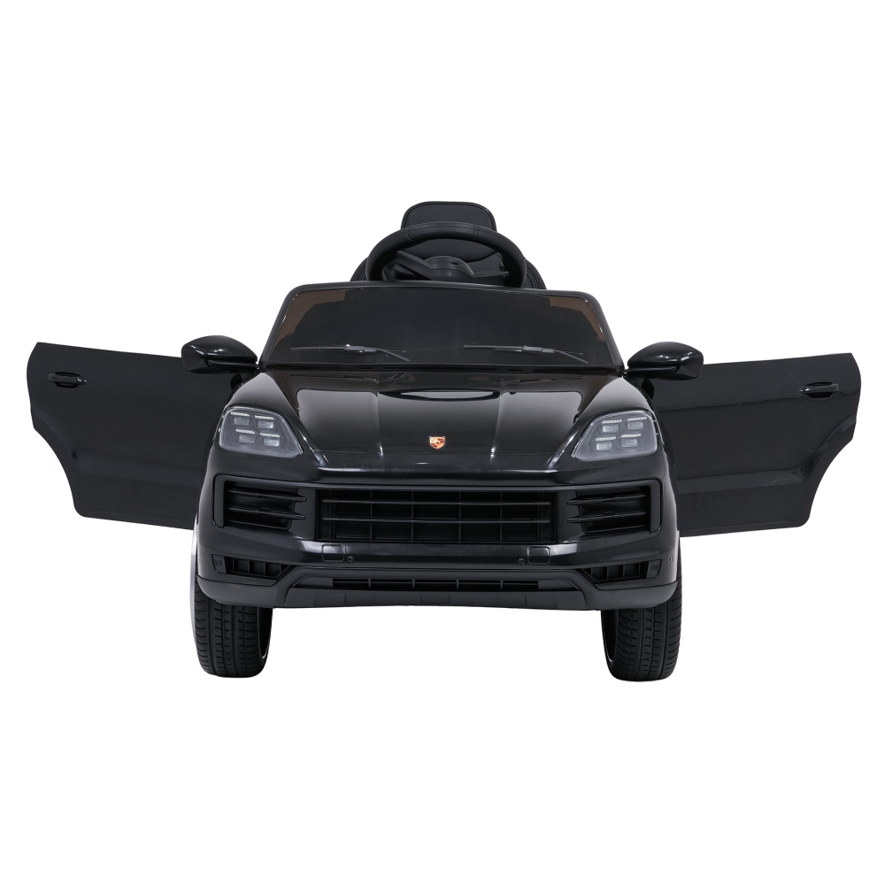 Elektromobilis Porsche Cayenne, Black-Elektromobiliai vaikams, Visureigiai-e-vaikas