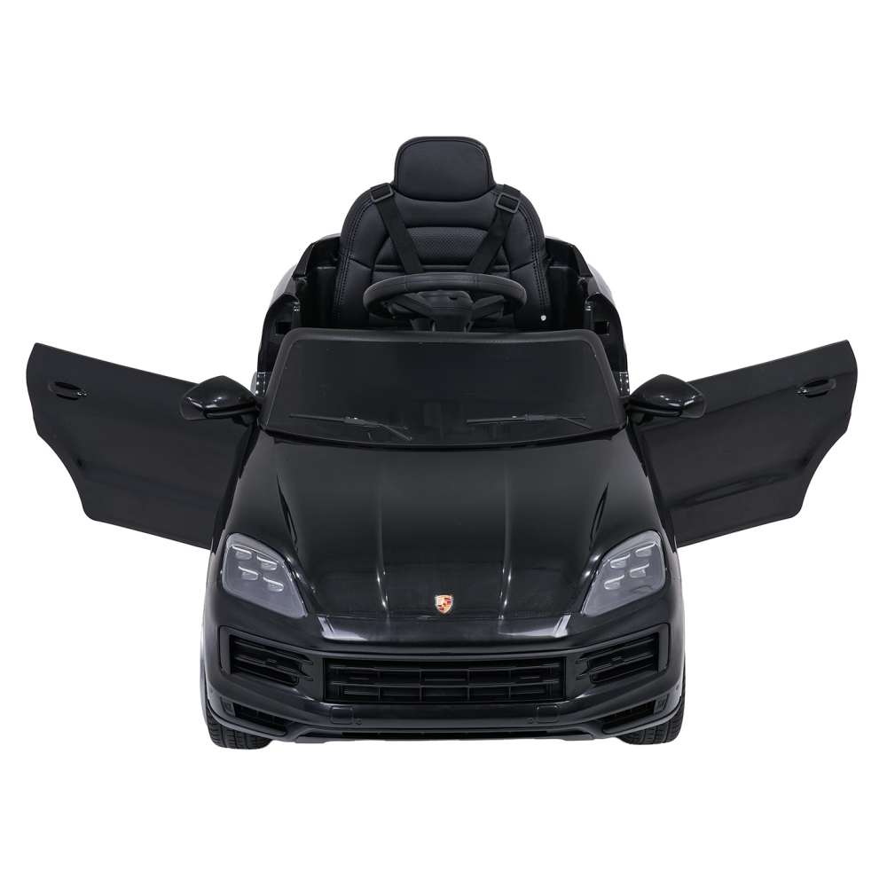 Elektromobilis Porsche Cayenne, Black-Elektromobiliai vaikams, Visureigiai-e-vaikas