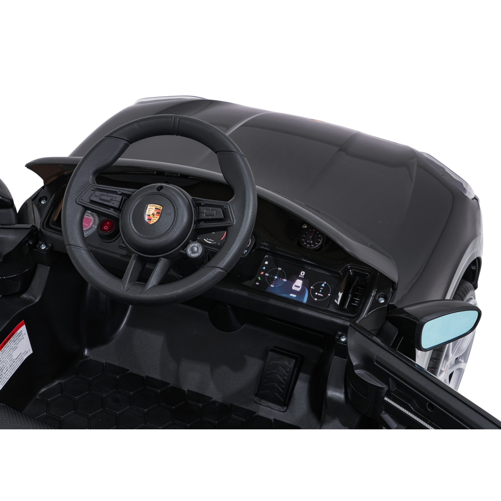 Elektromobilis Porsche Cayenne, Black-Elektromobiliai vaikams, Visureigiai-e-vaikas