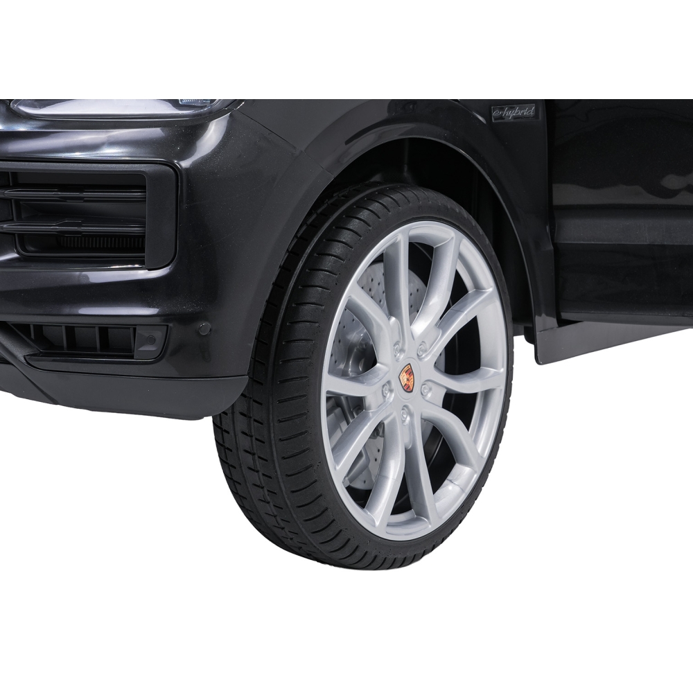 Elektromobilis Porsche Cayenne, Black-Elektromobiliai vaikams, Visureigiai-e-vaikas